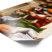 Christus Wast het eten van de Disciples, Garofalo Foto Afdruk (Hoek)