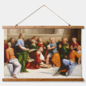 Christus Wast het eten van de Disciples, Garofalo Hangend Wandkleed (Voorkant)