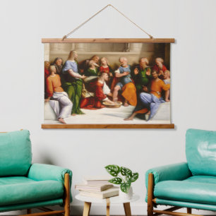 Christus Wast het eten van de Disciples, Garofalo Hangend Wandkleed
