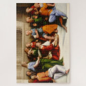 Christus Wast het eten van de Disciples, Garofalo Legpuzzel (Verticaal)