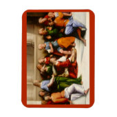 Christus Wast het eten van de Disciples, Garofalo Magneet (Verticaal)