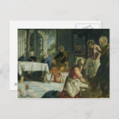Christus Wast the Disciples' Feet, c.1547 Briefkaart (Voorkant / Achterkant)