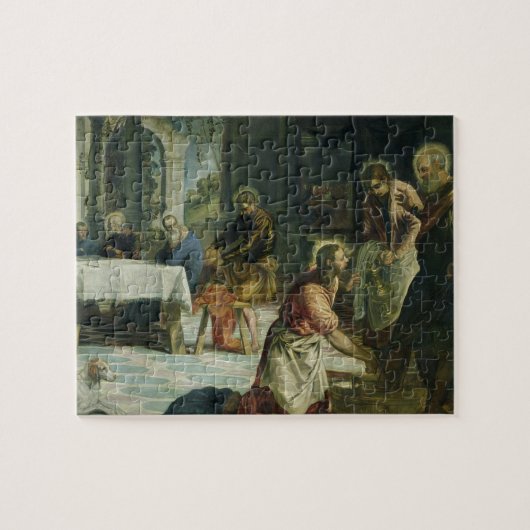 Christus Wast the Disciples' Feet, c.1547 Legpuzzel (Horizontaal)