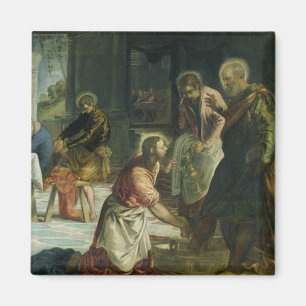Christus Wast the Disciples' Feet, c.1547 Magneet