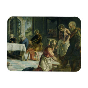 Christus Wast the Disciples' Feet, c.1547 Magneet