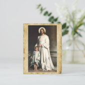 Christus zegen het kleine kind briefkaart (Staand voorkant)
