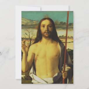 Christus Zegenend door Giovanni Bellini   Bedankkaart