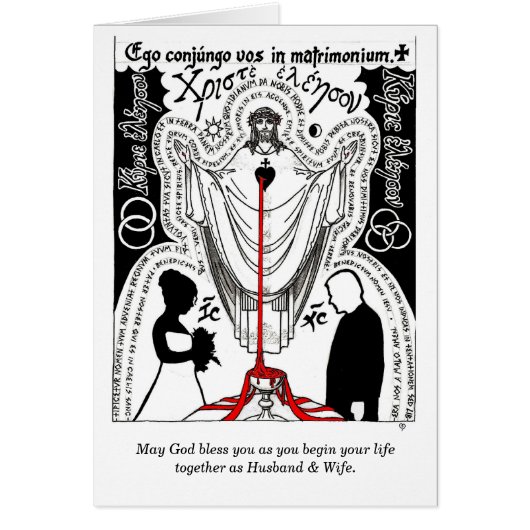 "Christus-zegenhuwelijk"-bruiloft (Voorkant)