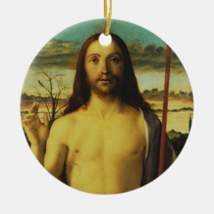 Christus zegening door Giovanni Bellini Keramisch Ornament