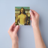 Christus zegent door Giovanni Bellini Flyer (Hand)