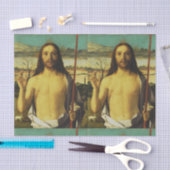 Christus zegent door Giovanni Bellini Tissuepapier (Craft)