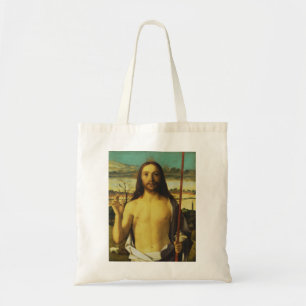Christus zegent door Giovanni Bellini   Tote Bag
