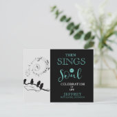 Christus Zingt Dan Mijn Ziel Viering Van Het Leven Briefkaart (Staand voorkant)