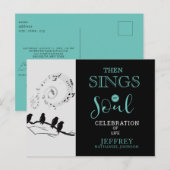 Christus Zingt Dan Mijn Ziel Viering Van Het Leven Briefkaart (Voorkant / Achterkant)