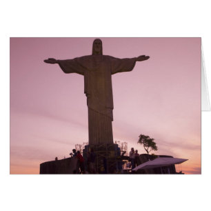 Christusbeeld bij Corcovado, nabij de buitenwijken