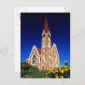 Christuskerk, Windhoek, Khomas, Namibië Briefkaart (Voorkant / Achterkant)