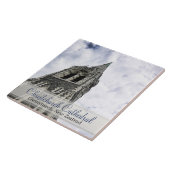 Christuskerkathedraal, Nieuw-Zeelandse keramische Tegeltje (Zijkant)