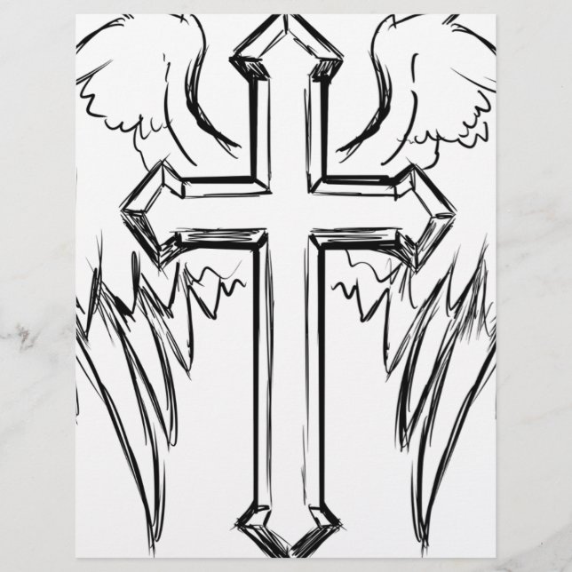 Christuskruis met vleugels (Voorkant)