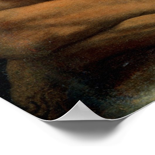 Christus's afkomst naar Limbo, c. 1532 Poster (Hoek)