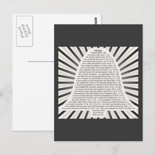 Christus's Bell Briefkaart (Voorkant / Achterkant)