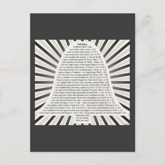 Christus's Bell Briefkaart (Voorkant)