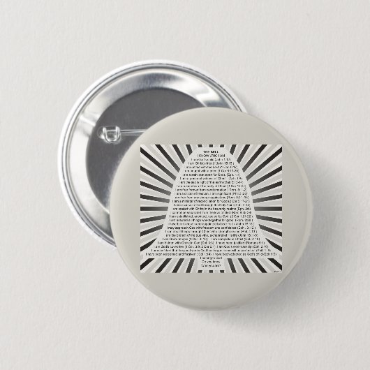 Christus's Bell Ronde Button 5,7 Cm (Voorkant /achterkant)