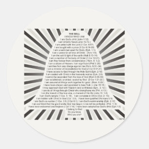 Christus's Bell Ronde Sticker