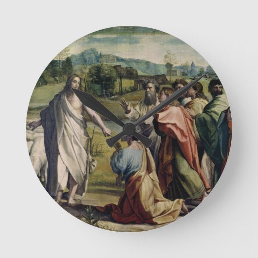 Christus's Charge aan St. Peter (cartoon voor de v Ronde Klok (Voorkant)