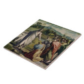 Christus's Charge aan St. Peter (cartoon voor de v Tegeltje (Zijkant)