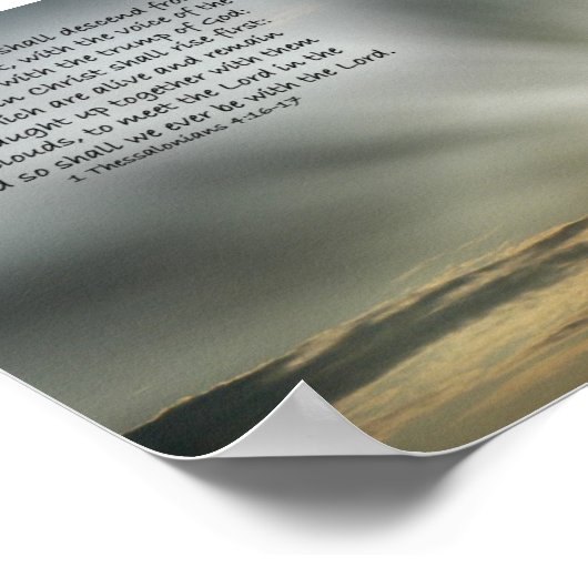 Christus's terugkeer poster (Hoek)