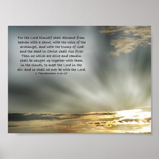 Christus's terugkeer poster (Voorkant)