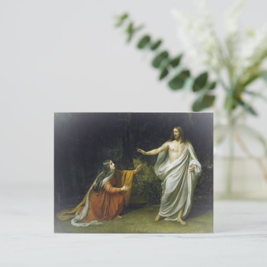 Christus's uiterlijk tegen Mary Magdalene door Iva Briefkaart (Staand voorkant)