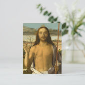 Christus's zegening 15e eeuw briefkaart (Staand voorkant)