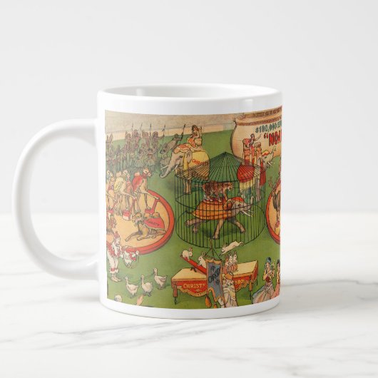 Christy Brothers Wild Animal Circus Poster Grote Koffiekop (Links)