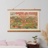  Christy Brothers Wild Animal Circus Poster Hangend Wandkleed (Slaapkamer)