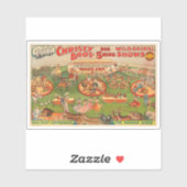  Christy Brothers Wild Animal Circus Poster Sticker (Vel)