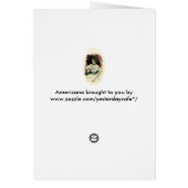  Christy Girl, Antiek Bridal-portret (Achterkant)