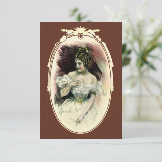 Christy Girl, Antiek Bridal-portret (Staand voorkant)