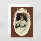  Christy Girl, Antiek Bridal-portret (Voorkant / Achterkant)