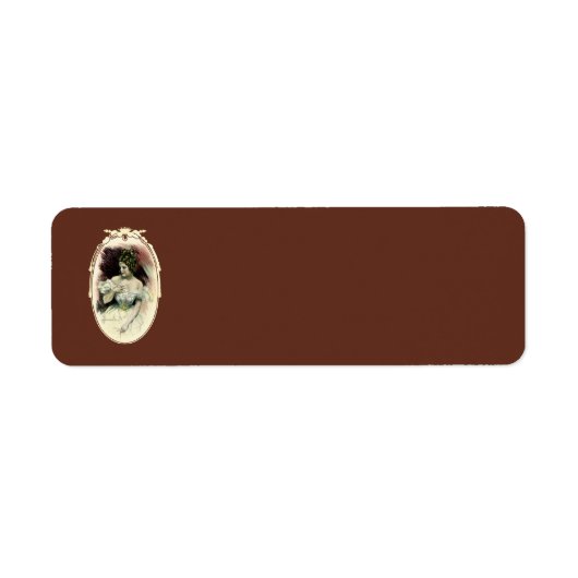  Christy Girl, Antiek Bridal-portret Etiket (Voorkant)