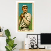 Christy Mathewson Baseball 1909 Poster (Thuiskantoor)