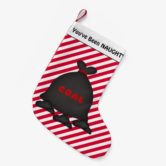 Christy Naughty Coal Holiday stocking Kleine Kerstsok (Voorkant (Hangend))