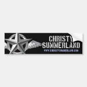 Christy Summerland Logo Bumpersticker (Voorkant)