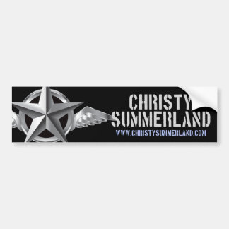 Christy Summerland Logo Bumpersticker
