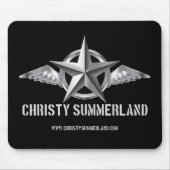 Christy Summerland Logo Mousepad Muismat (Voorkant)