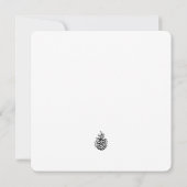 Chritmas  kaart. Handgetekende Xmas baard (Achterkant)