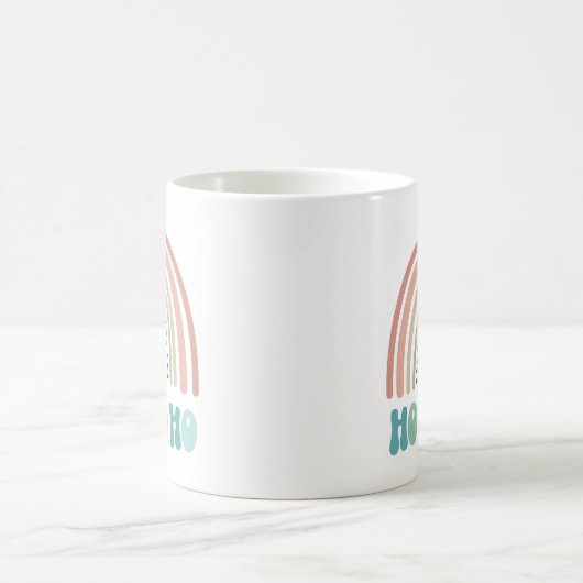 Chritsregenboogboom met hohohoho magische mok (Center)