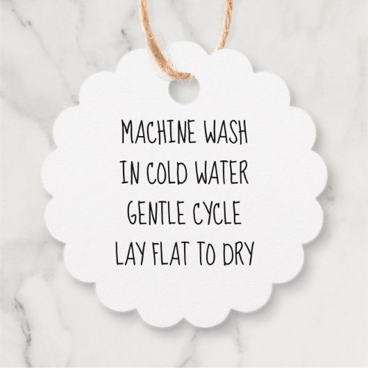 Chrochetd met het liefdeskraftscript bedankjes labels (Achterkant)