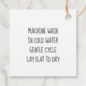 Chrochetd met het manuscript van het liefdeskraft bedankjes labels (Achterkant)