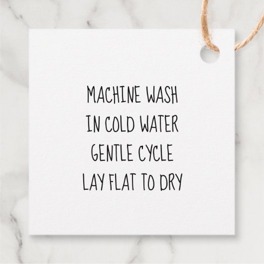 Chrochetd met het manuscript van het liefdeskraft bedankjes labels (Achterkant)